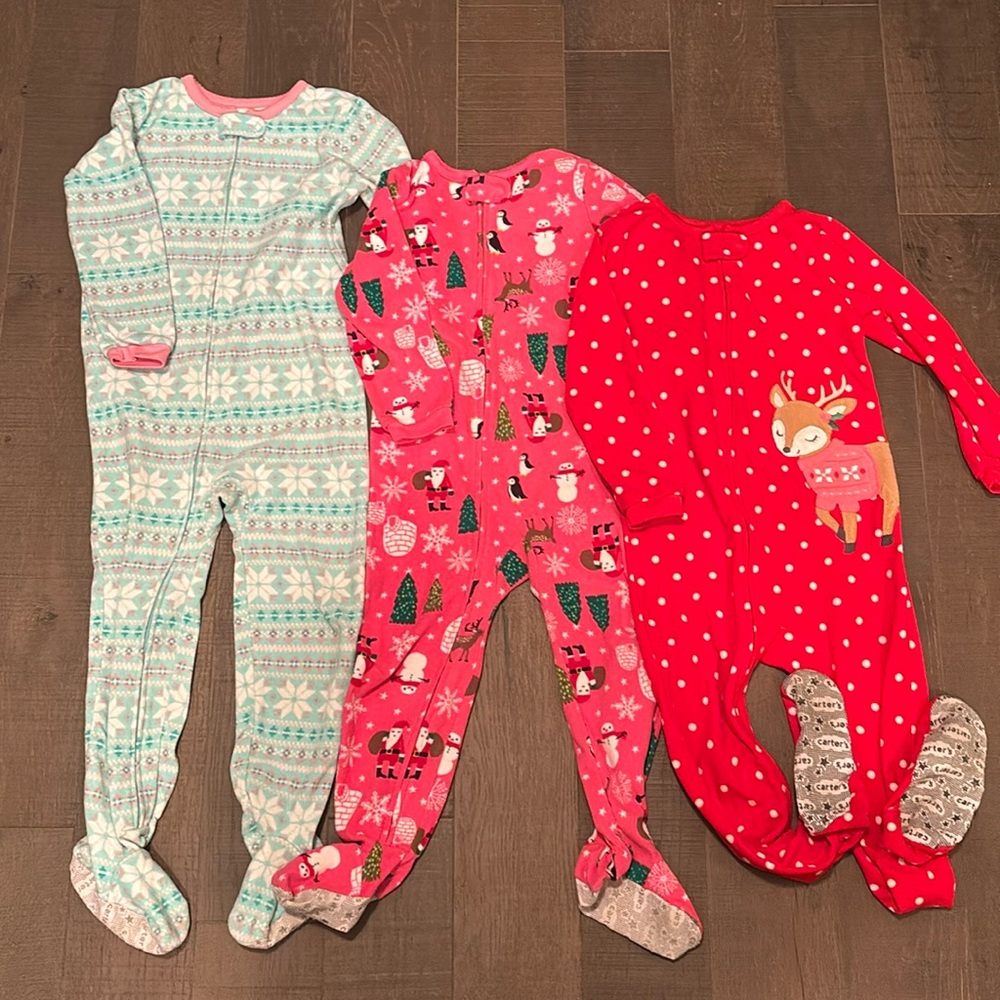 Carters 3 pack of soft, cozy onesies (size 4T and 5T)